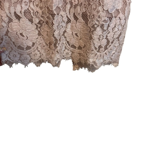 Lulus Blush Pink Lace Bodycon Open Back Dress Size Large - Picture 4 of 9
